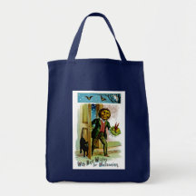 With Best Wishes for Halloween Canvas Bag