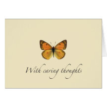 With Caring Thoughts Greeting Card