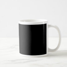 With Nothing On It Except Colour - Black Coffee Mug