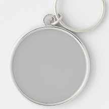 With Nothing On It Except Colour - Light Grey Key Chain