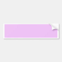 With Nothing On It Except Colour - Light Pink Bumper Stickers