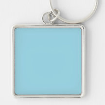 With Nothing On It Except Colour - Pastel Blue Keychains