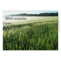 With Sympathy Card