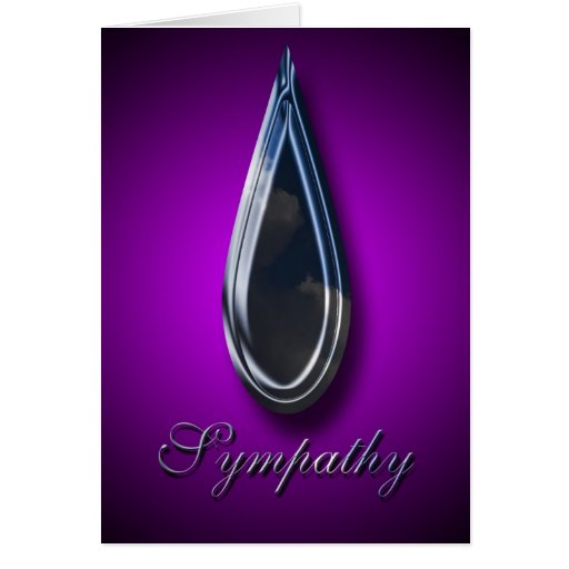 With Sympathy In Time Of Loss Greeting Card