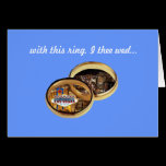 with this ring, I thee wed.. Las Vegas Card cards