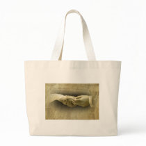 With this Ring, Romantic Vintage Wedding Love Canvas Bag