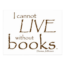 Without Books Post Card