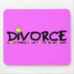 Witty divorce slogan mousemat