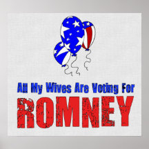 Wives For Romney Posters