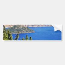 Wizard Island - Crater Lake National Park Bumper Sticker