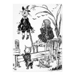 Wizard of Oz Dorothy Toto and the Scarecrow Custom Invites