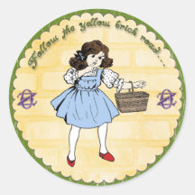 Wizard of Oz Party Dorothy Sticker