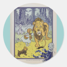 Wizard of Oz Round Stickers