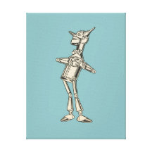 Wizard of Oz Tin Man Gallery Wrapped Canvas