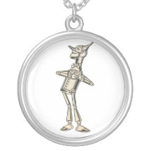 Wizard of Oz Tin Man Personalized Necklace