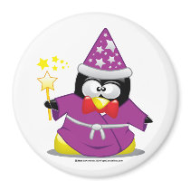 Wizard Penguin magnets