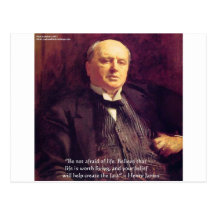 Wm James "Life Worth Living" Wisdom Quote Gifts Postcards