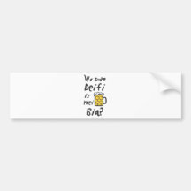Wo zum Deifi is mei Bia Autosticker