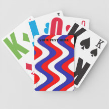 Wobbly Waves (Patriotic) Card Decks