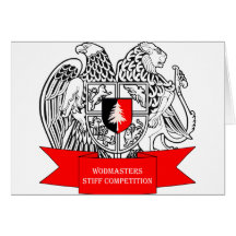 WODMasters Stiff Competition Coat of Arms Cards