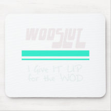 WODSLUT crossfit Mousepad