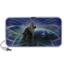 Wolf and the dreamcatcher travelling speakers