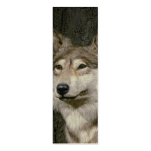 Wolf Bookmark Business Cards