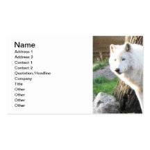 wolf business card