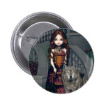 "Wolf Countess" Button