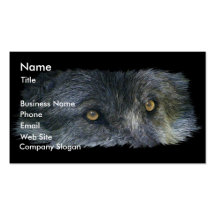 WOLF EYES Business Card or Profile Card