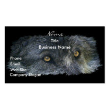 WOLF EYES Business Card or Profile Card