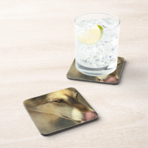 Wolf Lunch Cork Coasters