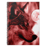 Wolf & Red Night Notebook
