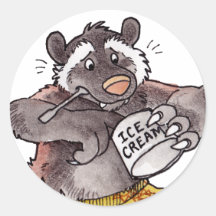 Wolverine Round Sticker