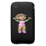 Woman Bowler Tough iPhone 3 Cover