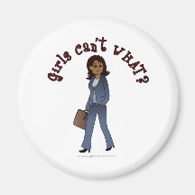 Woman CEO in Business Suit Fridge Magnets