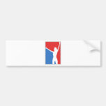 Woman design! Usa Flag Colours! Bumper Stickers