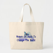 Woman On Path Bags