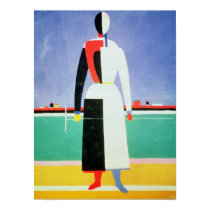 Woman with a Rake, c.1928-32 posters