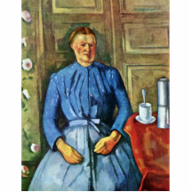 Woman With Coffee Pot By Paul Cézanne Photo Cut Out