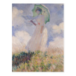 Woman with Parasol turned to the Left, 1886 Post Card
