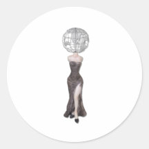 WomanAmericasGlobe Sticker