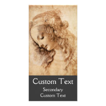 Woman's Head Personalised Photo Card