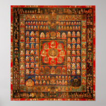 Womb Realm Mandala Posters