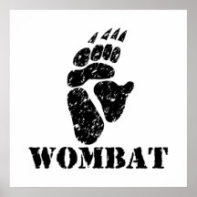 Wombat Footprint