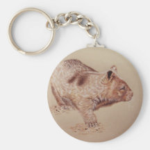 Wombat Keychain