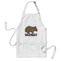 Wombat Logo II Aprons