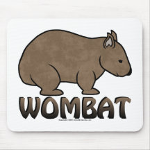 Wombat Logo II Mousepads