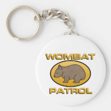 Wombat Patrol Key Chain
