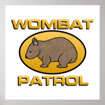 Wombat Patrol Posters
